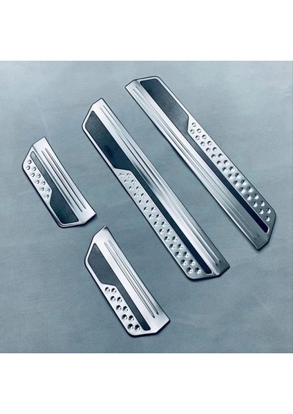 Honda Vezel Hr-V E Için Kapı Eşik Scuff Plaka Koruma Koruma Koruyucu Kapak Döşeme Hev 21-22 Dış Dış Hoş Geldiniz Pedal Koruma B (Yurt Dışından) fırsatları