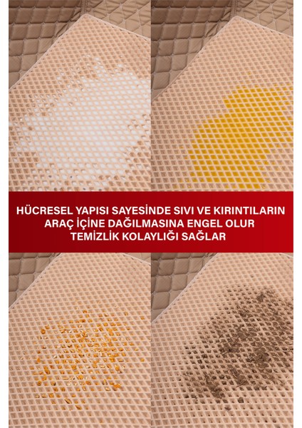 Mercedes E180 / W212 (2013-2016) 8d Deri Havuzlu Oto Paspas | Tam Koruma,araca Özel & Hızlı Montaj