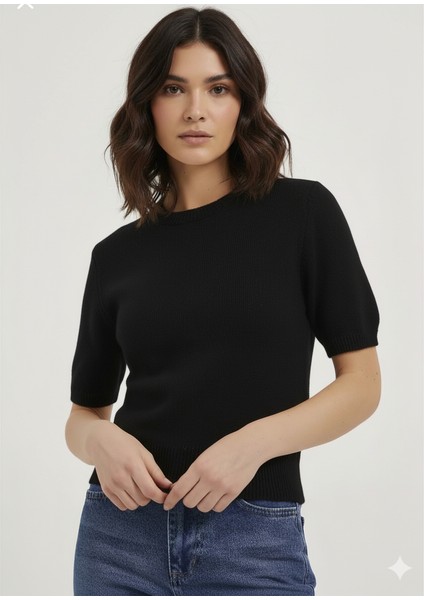 Basic Yaka Pullu Triko