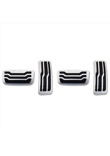Ford Ranger Everest Için Paslanmaz Çelik Araç Pedalları 2015-2020 Hızlandırıcı Yakıt Gaz Kapağı Antiskid Pad 4pcs (Yurt Dışından)