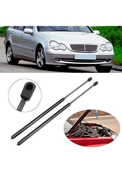 Ön Motor Hood Destek Çubuk Limanı Kaput Hidrolik Gaz Jackstay Strut Çubukları Mercedes-Benz W203 C230 (Yurt Dışından) indirimleri