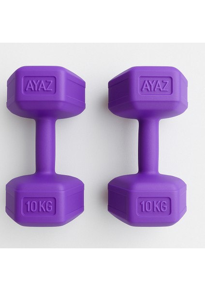 10 kg x 2 Adet 10 kg Dambıl Seti Toplam 20 kg Dumbell Set