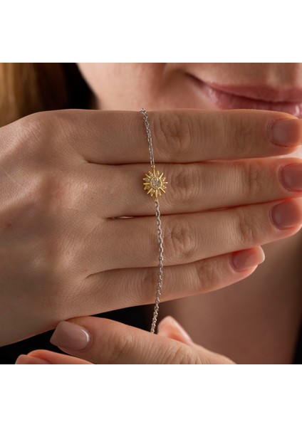 925 Ayar Gümüş Güneş Bileklik fırsatları