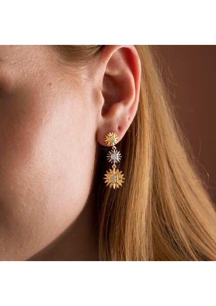 Sallantılı Güneş Küpe