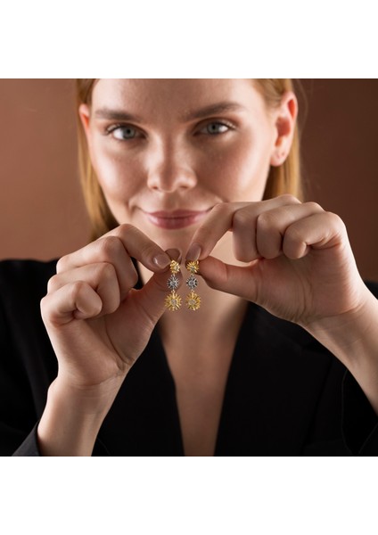 Sallantılı Güneş Küpe