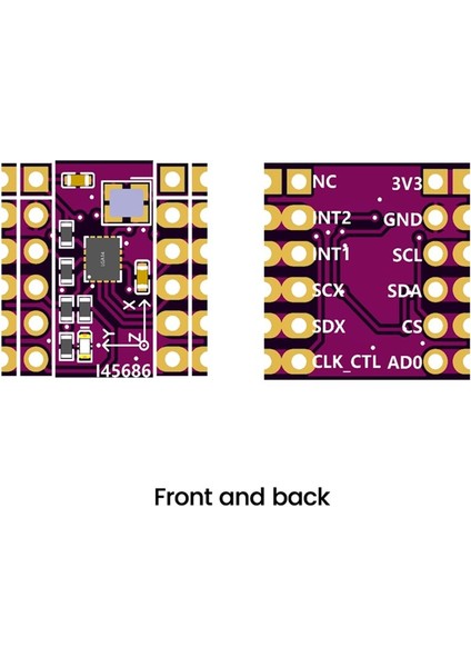 ICM45686 Slimevr Için 6 Eksenli Imu Sensör Modülü Tam Vücut Takip Cihazı Harici Kristal Osilatörlü SPI/I2C Desteği (Yurt Dışından) fırsatları