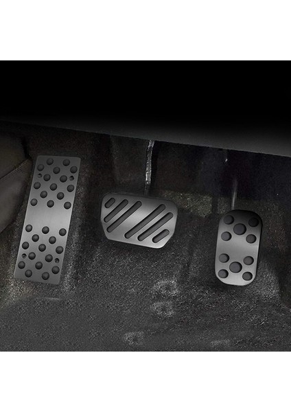 Araba Alüminyum Hızlandırıcı Pedal Pedal Pedal Pedal Iç Dekorasyon Toyota Düzenleme 2020-2022 Siyah (Yurt Dışından) modelleri