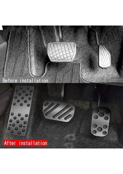 Araba Alüminyum Hızlandırıcı Pedal Pedal Pedal Pedal Iç Dekorasyon Toyota Düzenleme 2020-2022 Siyah (Yurt Dışından) fırsatları