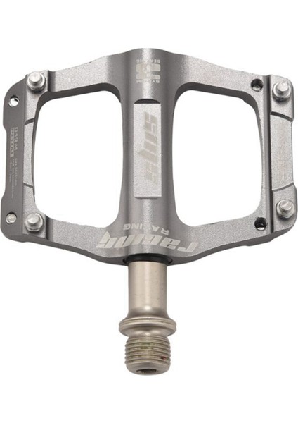 Shanmashi 3 Yatak Alüminyum Alaşım Ultralight Pedallar Dağ Bisiklet Pedalları Düz Pedallar Açık Spor Bisiklet Parçaları Titanyum Renk (Yurt Dışından) modelleri