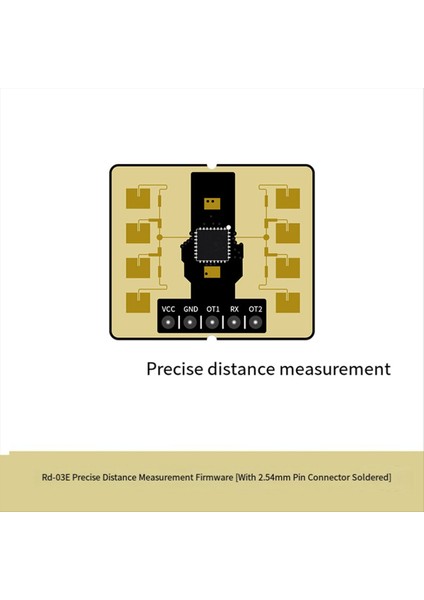 24G Insan Vücudu Hareketi Hassasiyet ve Konumlandırma Radar Sensör Modülü RD-03E (Yurt Dışından) fiyatları