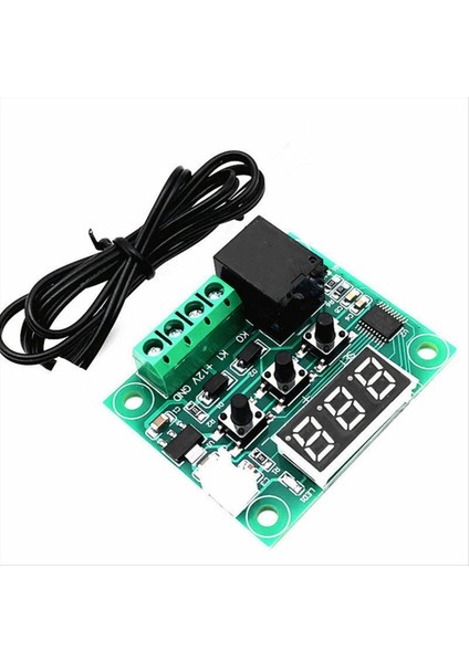 W1209 Dijital Termostat Kontrol Kurulu Kırmızı Dijital Dc 12V -50 Ila 100 ℃ Kasalı Su Geçirmez Sensör Anahtar Plakası (Yurt Dışından) indirimleri