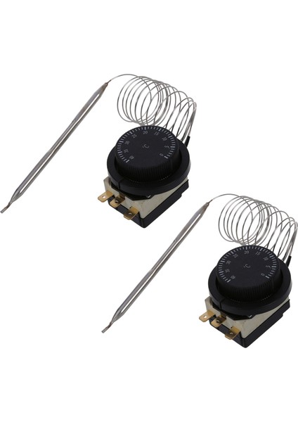 2x 1nc 1no Ac 250V/380V 16A 0-40C Sıcaklık Kontrol Anahtarı Kılcal Termostat (Yurt Dışından)