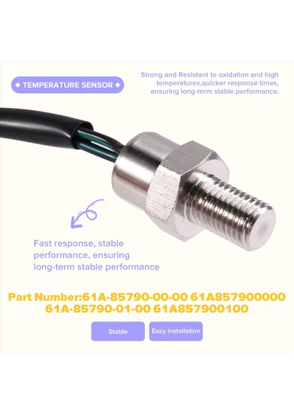 61A-85790 Yamaha Pwc Fx Gp V1 Ex Vx Süper Jet Teknesi 61A-85790-00-00 Için Sıcaklık Sensörü (Yurt Dışından) indirimleri