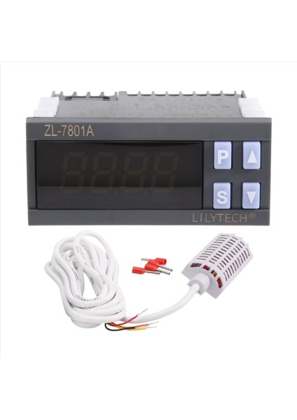 Lilytech ZL-7801A Evrensel Genel Sıcaklık ve Nem Kontrolörü Termostat ve Higrostat Thermistat Termostat (Yurt Dışından)