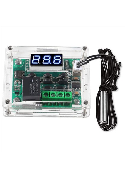 5x W1209 Dc 12V Dijital Sıcaklık Kontrolör Kartı -50-110 ° C Sıcaklık Sıcaklık Kontrol Modülü Anahtarı (Yurt Dışından) fiyatları