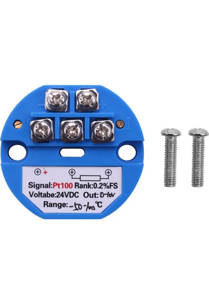 5x Rtd PT100 Sıcaklık Verici DC24V Eksi 50 - 100 Derece Çıktı 0-10V (Yurt Dışından) indirimleri