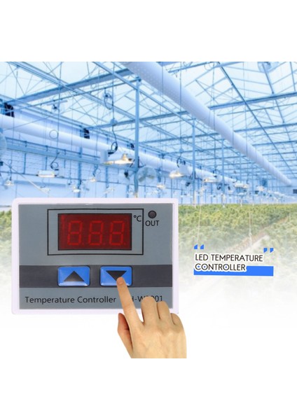 220V Dijital LED Sıcaklık Denetleyicisi 10A Switch Dijital Ekran Inkübasyon Denetleyicisi ile Termostat Kontrolü (Yurt Dışından) modelleri