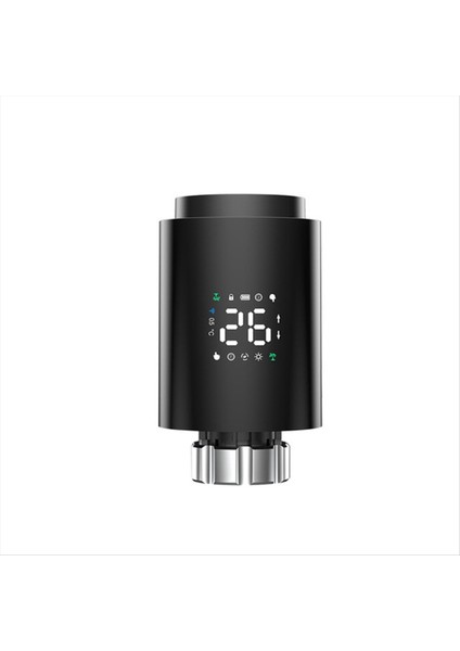 Tuya Smart Zigbee Radyatör Aktüatör Trv Programlanabilir Termostatik Radyatör Valf Uygulaması Uzak Siyah (Yurt Dışından)