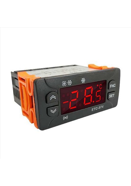 3x ETC-974 Mini Sıcaklık Denetleyicisi Buzdolabı Termostat Regülatörü Termoregülatör Termokupl Ntc Çift Sensör (Yurt Dışından) indirimleri