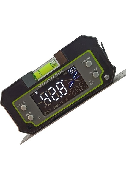 Bluetooth Seviye Incinometre Çift Eksen Dijital Prensıce Ölçüm Açısı Cetvel Bıax Şarj Edilebilir Manyetik Seviye Kutusu (Yurt Dışından)