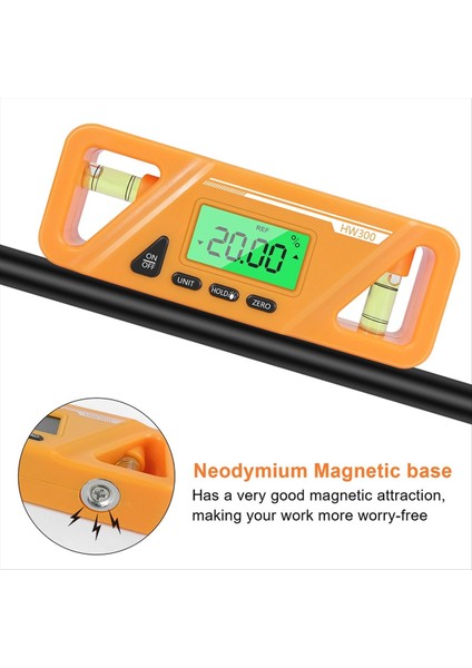 Manyetik Gonyometre LCD Dijital Açılı Ölçer Açısı Prograptor Yaka Dönüşüm Ölçer Dijital Inklinometre (Yurt Dışından) modelleri