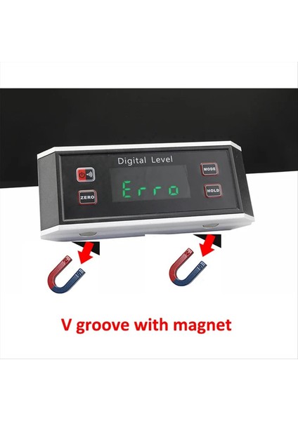 Mıknatıslı Dijital Seviye Protraktör Incinometre Aydınlatma Seviye Açı Ölçer Gösterge Seviye Kutusu Incinometre (Yurt Dışından) indirimleri