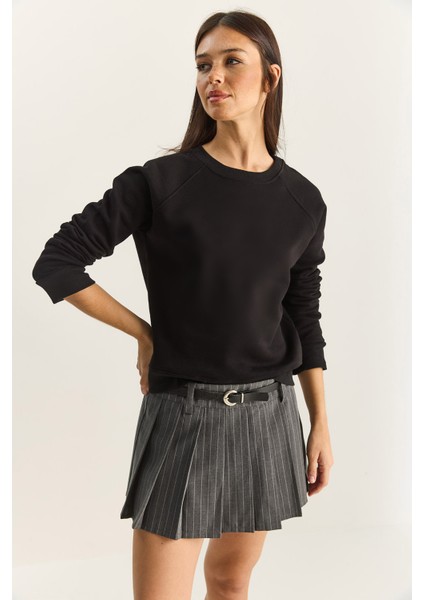 Kadın Reglan Kol Oversize Sweatshirt modelleri