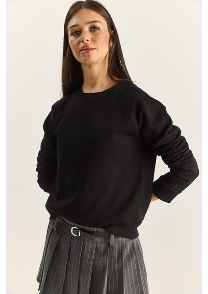 Kadın Reglan Kol Oversize Sweatshirt