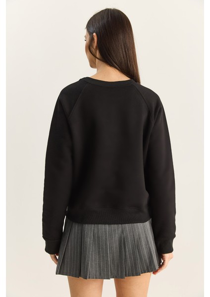 Kadın Reglan Kol Oversize Sweatshirt