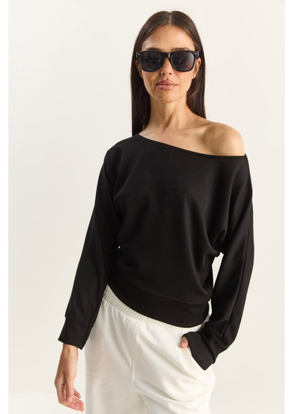 Kadın Açık Omuzlu Yumuşak Modal Bluz modelleri