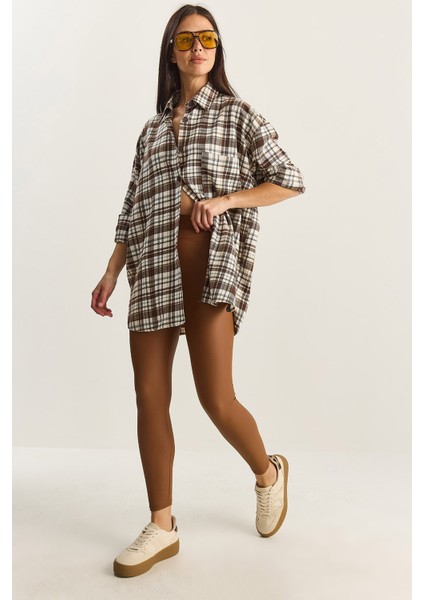 Kadın Içi Kürklü Yüksek Bel Lastikli Mat Suni Deri Tayt fırsatları