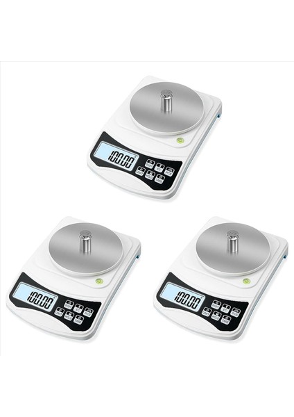 3x Dijital Laboratuar Ölçeği Gram Skal 1000G 0 01 Gacurecy 100G Ağırlığındaki Çok Fonksiyonlu Yüksek Hassasiyetli Ölçek (Yurt Dışından)