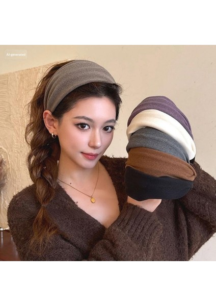 Sonbahar ve Kış Üst Düzey Saç Bantları Duygusu Köri Kafa Bandı Zarif Banliyö Qianjin Basıncı Saç Tokası Saç Demetini Boğmaz Karışıklık Kolay Değildir (Yurt Dışından) fiyatları