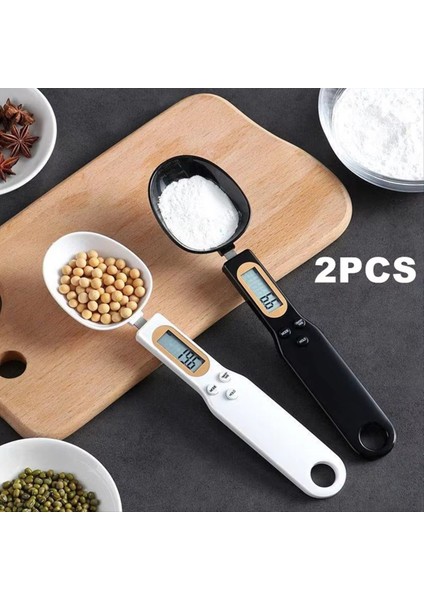 Mini Kaşık Ölçeği Dijital Mutfak Ölçeği LCD Ölçeği 0 1-500G Yemek Unu Ağırlığı Kaşığı Beyaz (Yurt Dışından) fiyatları
