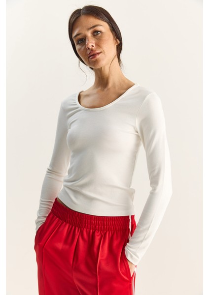 Kadın Ultra Soft U Yaka Bluz modelleri