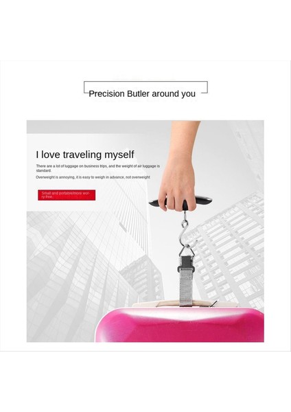 Dijital Bagaj Paslanmaz Çelik Ölçekli Hanehalkı Taşınabilir Ölçek 50KG Asma Yapı Ölçeği Balıkçılık Ölçeği (Yurt Dışından)