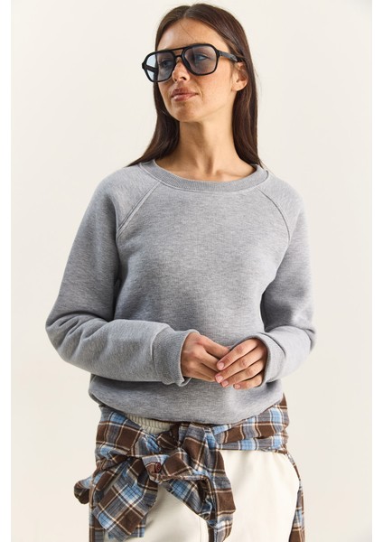 Kadın Reglan Kol Oversize Sweatshirt fırsatları