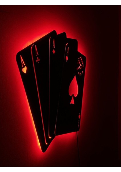 Iskambil Kağıdı LED Işıklı Duvar Tablosu modelleri