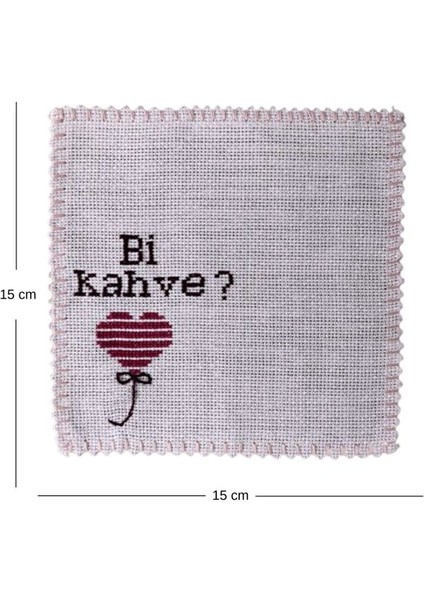 3637 El Yapımı Işlemeli 2'li Kahve Sunum Peçetesi fiyatları