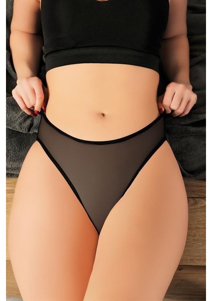 Arias Closet Siyah Dantelli Arkası Dekolteli Fantezi Külot fiyatları