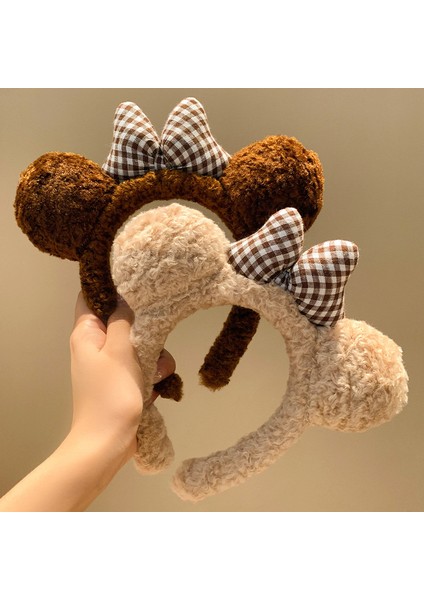 Yeni Peluş Saç Bantları Kadın Sonbahar ve Kış Saç Aksesuarları Sevimli Tavşan Kulakları Saç Tokası Kafa Bandı Yı Yüz Saç Bandı Çocuk Saç Kartı Şapkalar (Yurt Dışından) fırsatları