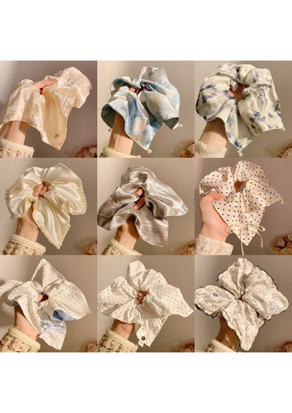 Yeni Çin Halo Kare Eşarp Büyük Saç Bandı Kadın Modelleri Büyük Kıdemli Anlamda Kare Kafa Bandı Düşük At Kuyruğu Saç Ipi Saç Aksesuarları (Yurt Dışından) fiyatları