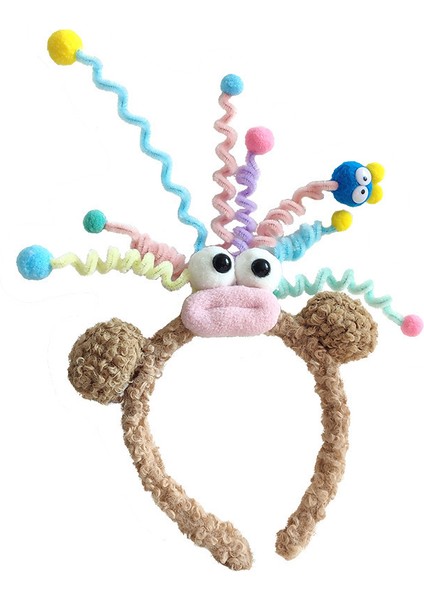 Yeni Peluş Saç Bantları Kadın Sonbahar ve Kış Saç Aksesuarları Sevimli Tavşan Kulakları Saç Tokası Kafa Bandı Yı Yüz Saç Bandı Çocuk Saç Kartı Şapkalar (Yurt Dışından)