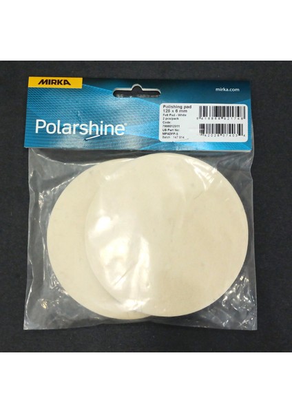 Cam Keçesi Polisaj Pedi Pasta Cila Mırka Beyaz 125 mm 2 Adet modelleri