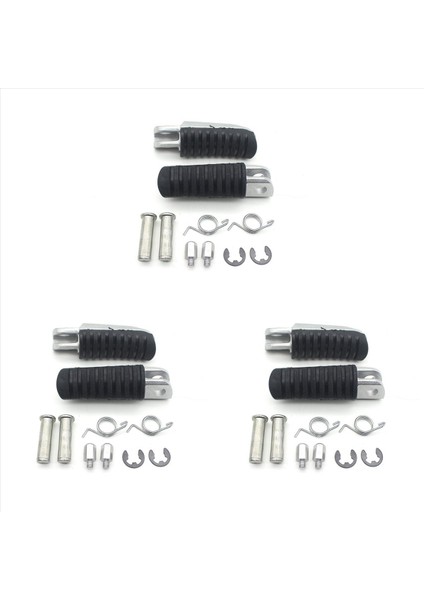 6x Motosiklet Ön Ayak Pegs Kawasaki ER6N Ninja 650R 1000 Z1000SX Versys 650 1000 Z1000 (Yurt Dışından)