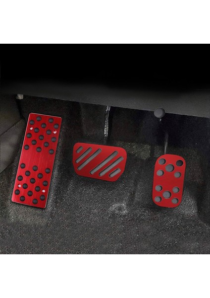 Araba Alüminyum Hızlandırıcı Pedal Pedal Pedal Pedal Iç Dekorasyon Toyota Düzenleme 2020-2022 Kırmızı (Yurt Dışından) fırsatları