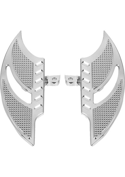 Alev Tipi Arka Pedallar Ön ve Arka Pedallar Harley 883 XL1200 48 Gümüş Için Motosiklet Aksesuarları (Yurt Dışından)