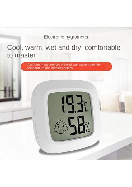 2x LCD Dijital Higometre Termometre Iç Mekan Sıcaklık Nem Metre Sensörü Gösterge Hava Istasyonu (Yurt Dışından) indirimleri