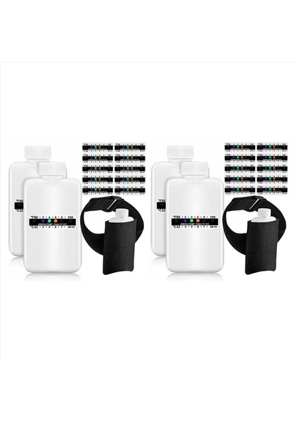 28PCS Idrar Testi Komple Kit 2 Taşınabilir Boş Şişe 10 Yapışkan Sıcaklığa Duyarlı Test Şeritleri ve Yalıtım Çantası (Yurt Dışından)