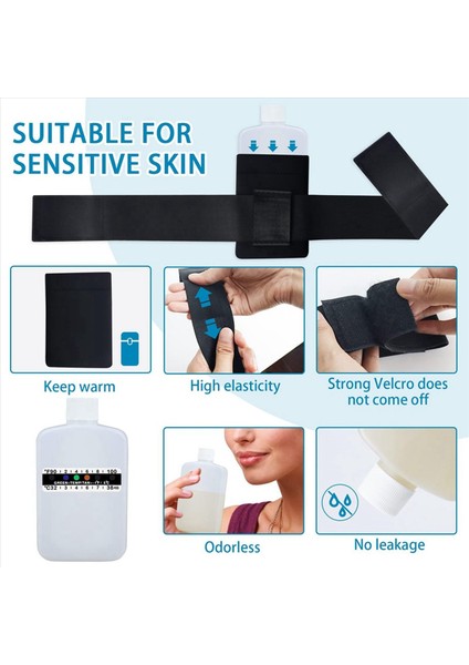 28PCS Idrar Testi Komple Kit 2 Taşınabilir Boş Şişe 10 Yapışkan Sıcaklığa Duyarlı Test Şeritleri ve Yalıtım Çantası (Yurt Dışından) indirimleri